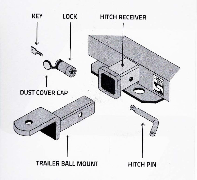 Hayman Reese Lock Hitch Extra Long
