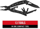 Coast LED155 Multi-Tool - 13 in One Multipurpose Spring Loaded Pliers