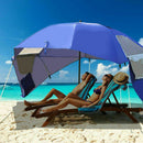 Large Beach Umbrella with Side Walls