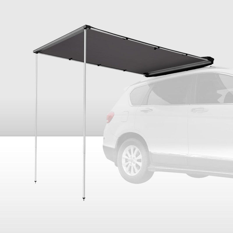 San Hima Car Side Awning Pull-out Telescoping Poles Waterproof Car
