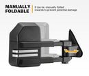 San Hima Pair Extendable Towing Mirrors Gen2 for NISSAN PATROL GU/Y61 1997-2016