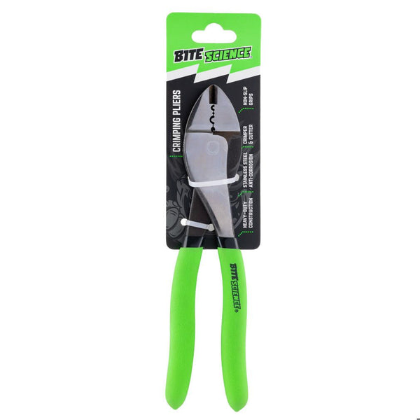 Bite Science 9 Inch Stainless Steel Heavy Duty Crimping Pliers