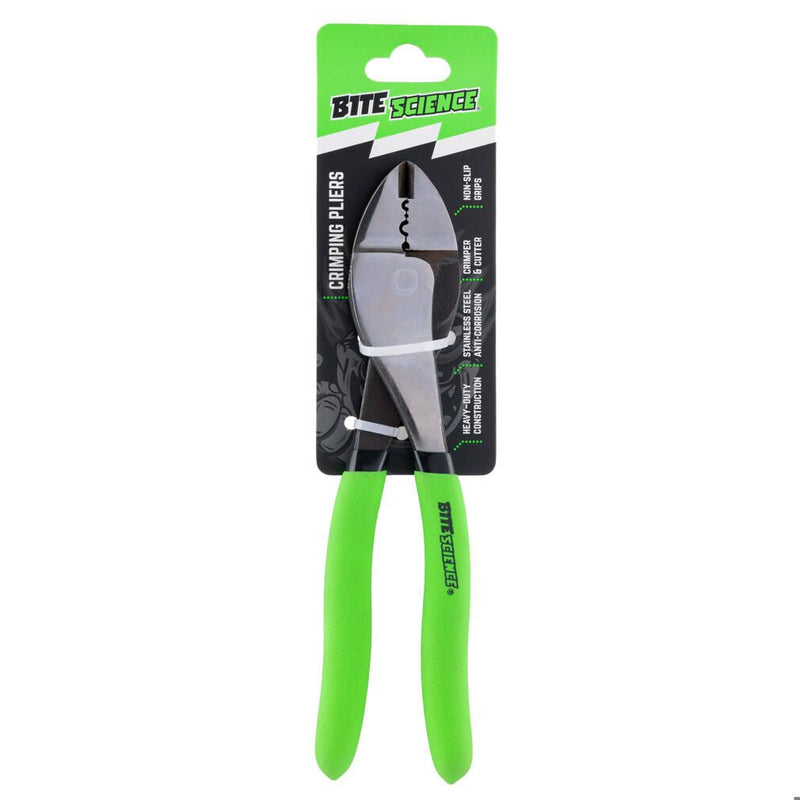 Bite Science 9 Inch Stainless Steel Heavy Duty Crimping Pliers