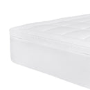 Dreamz Bedding Mattress Topper Pillowtop Cover Protector Machine Washable Single