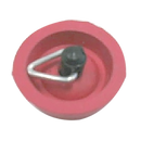25mm Red Rubber Sink Plug with pull shackle