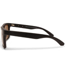 Dirty Dog Monza Satin Satin Black/Brown Unisex Polarised Sunglasses