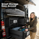 San Hima Lightweight 2X 900MM 4WD Rear Drawer Vehicle Storage Lockable