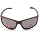 Dirty Dog Shock Satin Black/Grey Polarised Men's Sports Sunglasses