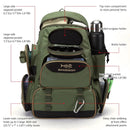 Tactical Fishing Tackle Backpack Polyester Green