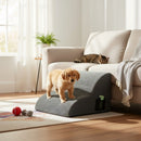 Pawz 2 Step Pet Stairs Dog Ramp for Small Dogs Bed Sofa Foam Non Slip Washable