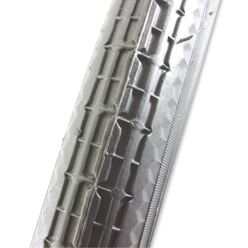 Duro 12 1/2" x 2 1/4 Whitewall Rubber Pram Buggy or Stroller Tyre