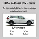 SUV Cargo Liner Waterproof Trunk Seat Cover for Back Cargo Area Black