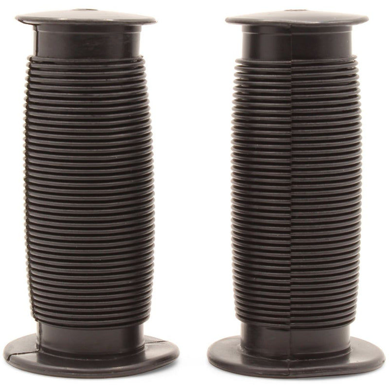 Bikelane 80mm Kids Bike Mushroom Handlebar Grip Pair (Black)