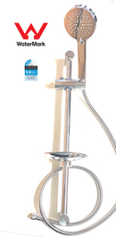 Chrome Rail Shower Set