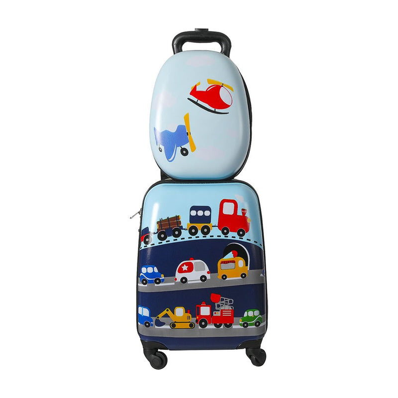 Bopeep 16''13'' 2Pcs Kids Luggage Set Travel Suitcase Child Bag Backpack Baggage