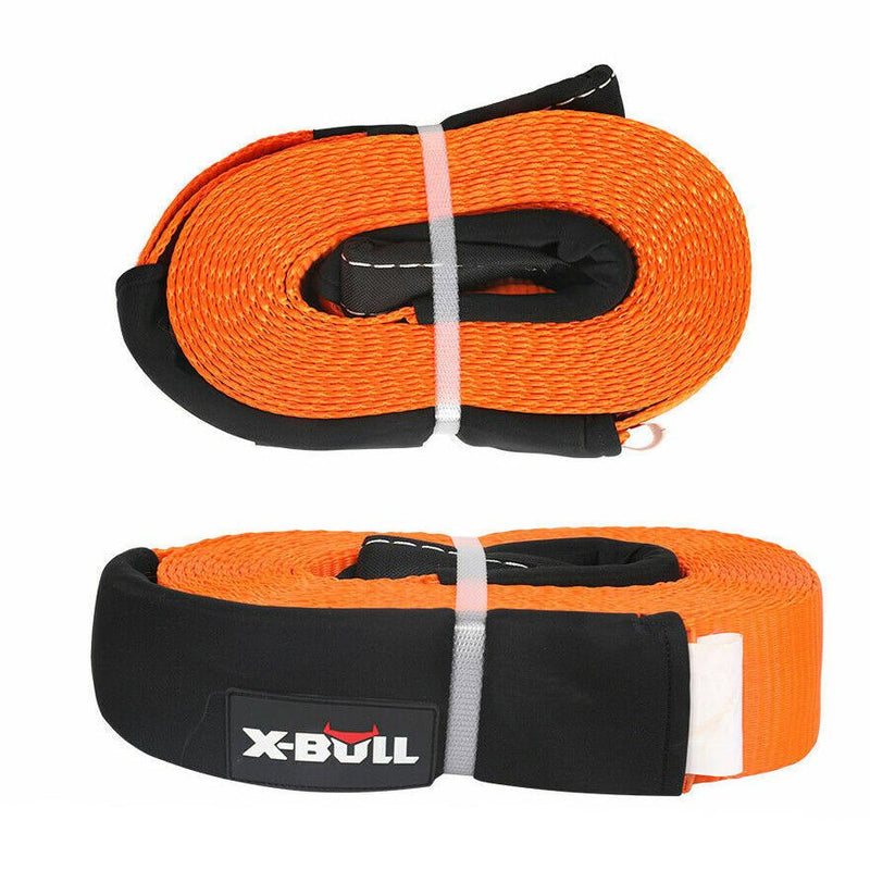 X-BULL Winch Recovery Kit 11PCS 4WD 4x4 Pack Off Road Snatch Strap Essential