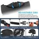 Bike Helmet with Front And Rear Rechargeable LED Lights Matte Black