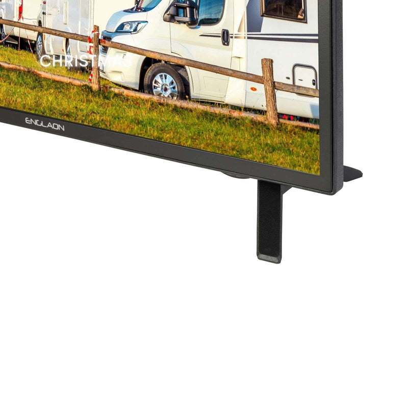 ENGLAON 22’’ Full HD 12V Google TV With Built-in DVD Player, Chromecast & Bluetooth
