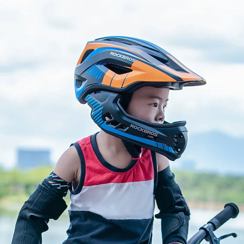 TT-32SOBL Youth Bicycle Safety Helmet 54–58cm Orange