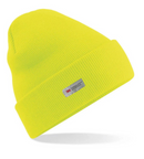 Dents 3M Thinsulate Beanie - Neon Yellow (Pull On Thermal Hi Vis Hat)
