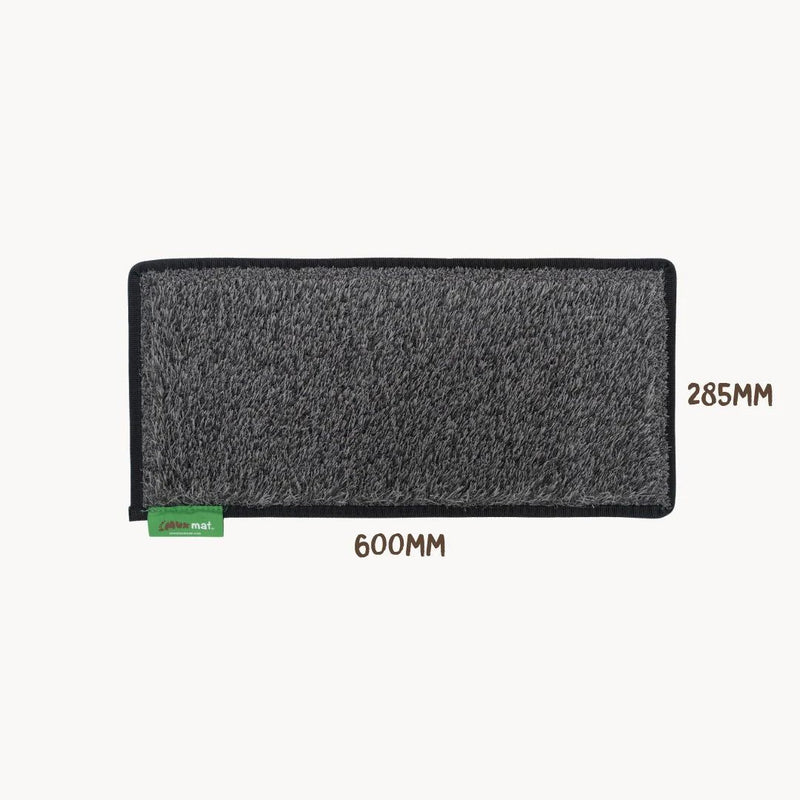 MUK MAT RECTANGLE STEP DARK GREY