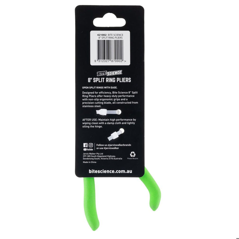 Bite Science 8 Inch Stainless Steel Split Ring Pliers