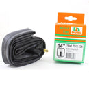 Duro 14" x 1.75/2.125 Bicycle Tyre Tube for 14 Inch Bike Tyres Bent Schrader Valve
