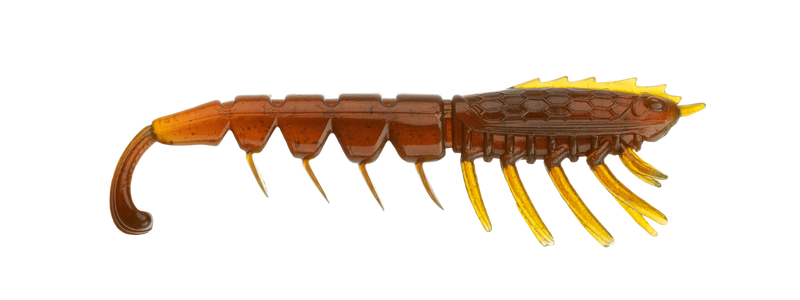 3 Pack of 4.5 Inch Rapala Crush City The Imposter Soft Plastic Prawn Lures