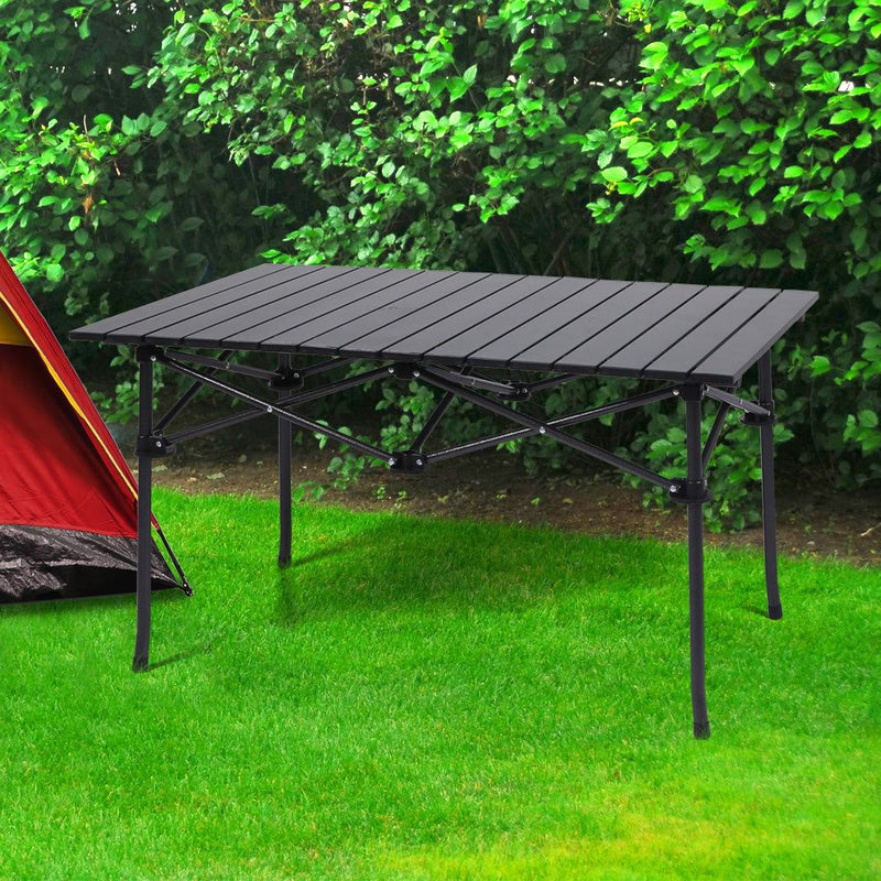 Black Camping Table