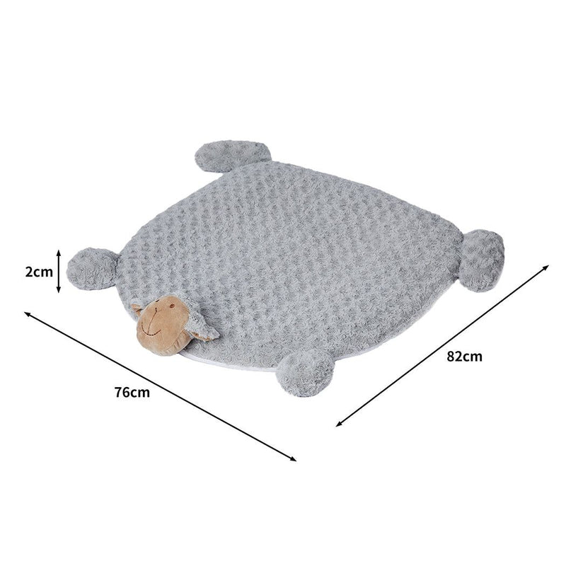 Pawz Pet Bed Cat Calming Beds Dog Squeaky Toys Cushion Puppy Kennel Mat Grey M