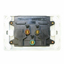 Double Pole 10AMP Power Point Double White