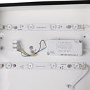 Emitto Ultra-Thin 5cm LED Ceiling Down Light Surface Mount Living Room Black 18W