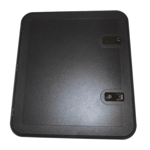 Coast Door 4 - Black 566 x 631 (M500-230) with BLK Lock