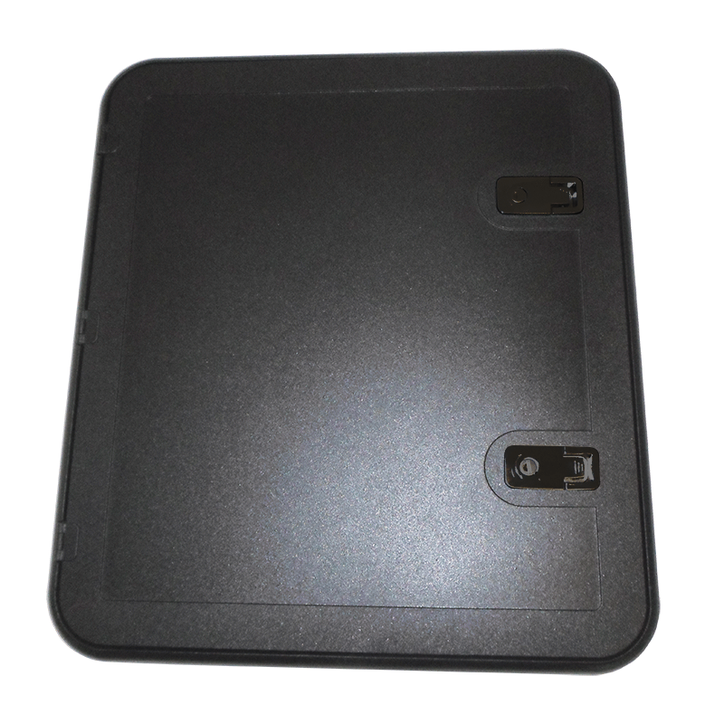 Coast Door 4 - Black 566 x 631 (M500-230) with BLK Lock