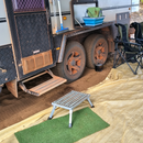 Heavy Duty Steel Folding Step with Anti Slip