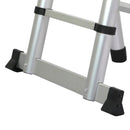 Traderight 3.4m Folding Multi Purpose Ladder 8 Step Extension Ladder Aluminium