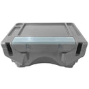 FISHCOOL KIT W- STRAP, LIVE BAIT TANK & LEASHES GREY