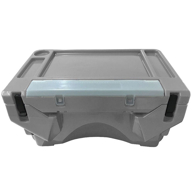 FISHCOOL KIT W- STRAP, LIVE BAIT TANK & LEASHES GREY