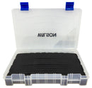 Standard Size Wilson Vibe Fishing Tackle Box with Slotted Foam Base