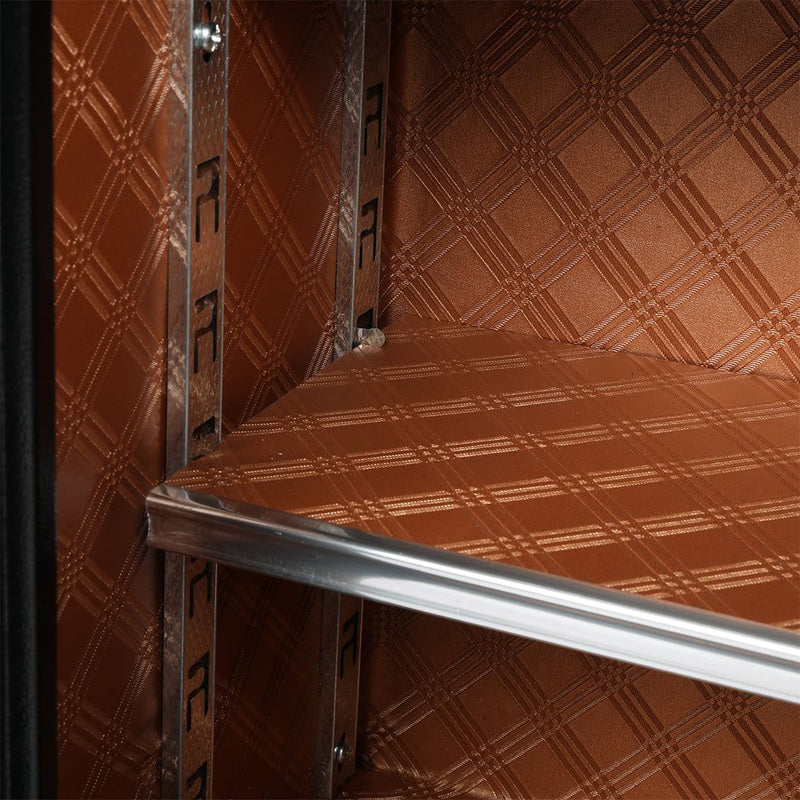 Traderight Group  Fingerprint Large Security Safe Box Key Lock Money Safe Box Home Office 34.5L