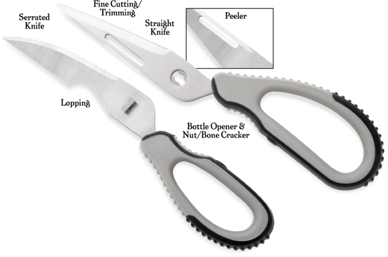 Rapala Stainless Steel Multipurpose Fish and Game Shears/Scissors