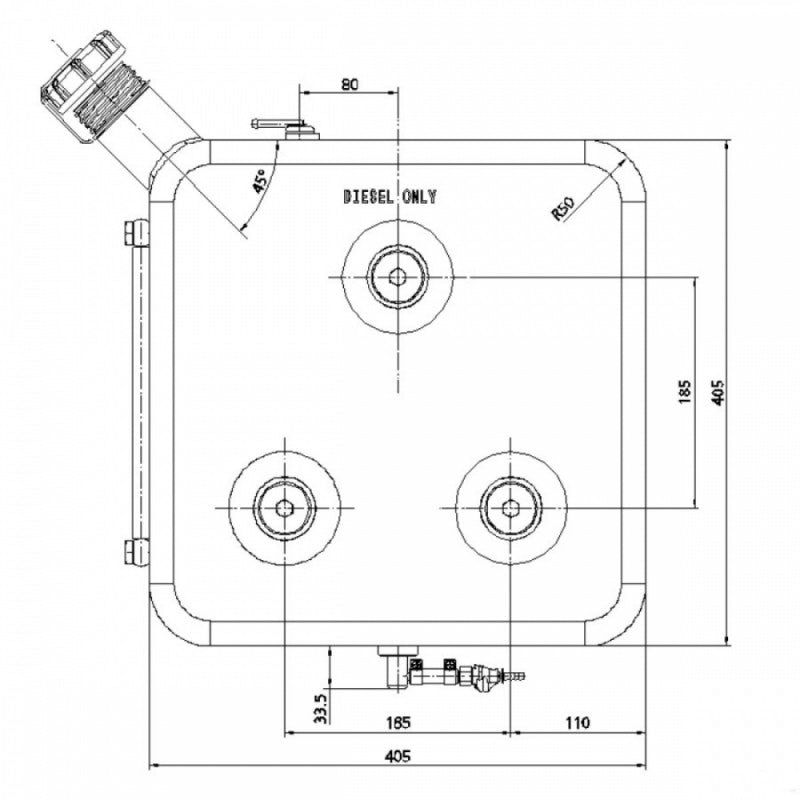 Webasto AT2000STC Diesel Heater Complete Kit with Digital Control + Fuel Tank 12L With Hose Coupli