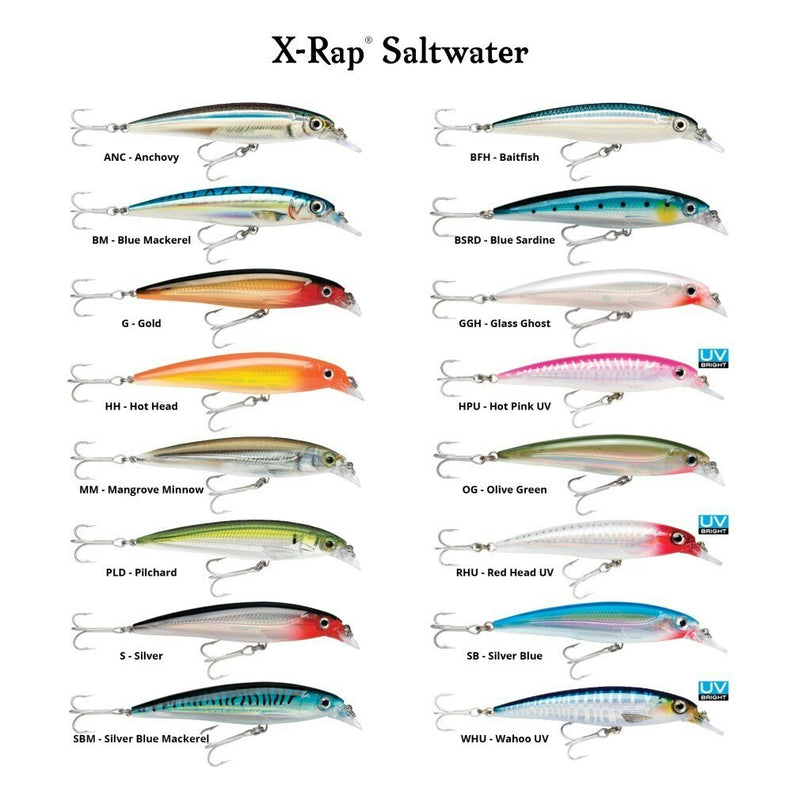 12cm Saltwater X-Rap Jerkbait Fishing Lure