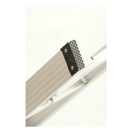 4-step aluminium collapsible box stick ladder with carry bag