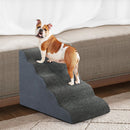 Pawz 5 Steps Pet Stairs Dog Ramp High Density Foam Non-Slip Ladder for Bed Sofa