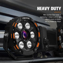 Pair 7inch Osram Laser LED Driving Lights 1Lux @ 1,796m 15,208Lumens