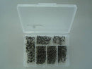 100 x Surecatch Assorted Black Crane Swivels in Fishing Tackle Box