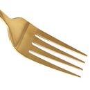 Stainless-Steel Cutlery Set Travel Knife Fork Spoon Glossy Gold Tableware 30Pcs