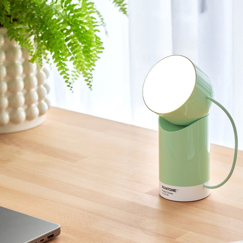 Lexon Orbe Portable Led Lamp With Moving Head PANTONE - Green