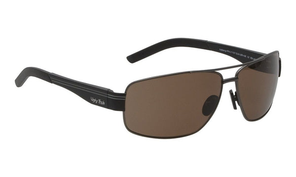 Ugly Fish Iceberg PN21107 Aluminium Gun Metal Frame/Brown Lens Adult Sunglasses